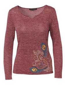 Лонгслив KOROSHI, Dark red