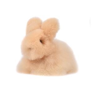 Плюшевая игрушка альпака кролик beige, высота 13см Warmpaca