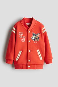 Бейсбольная куртка с аппликациями H&M, мультиколор