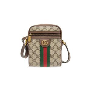 Сумка на плечо Gucci GG Supreme Ophidia, Бежевый