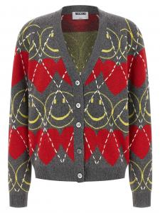 Кардиган 'Smiley' Moschino, мультиколор