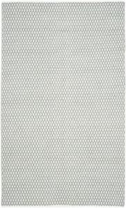SAFAVIEH Boston Collection ковер 92 x 153 см ручной работы Grey BOS685E плоского плетения из хлопка