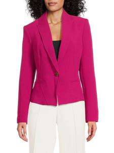 Однотонный блейзер с заостренными лацканами Karl Lagerfeld Paris, цвет Cerise Pink