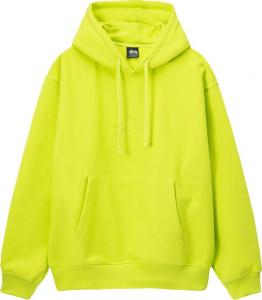 Худи Stussy Stock Logo Applique Hoodie 'Keylime', зеленый
