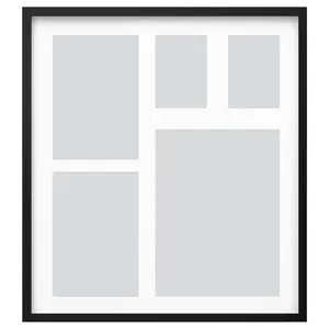 Рамка Ikea Rodalm For 5 Pictures, 64x71 см, черный