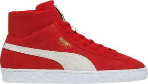 Кроссовки Puma Suede Mid 21 High Risk Red, красный