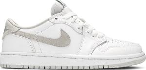 Кроссовки Wmns Air Jordan 1 Retro Low OG Neutral Grey 2021, белый