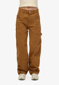 Винтажные широкие рабочие брюки Superdry & Co, Denim Co Tobacco Brown