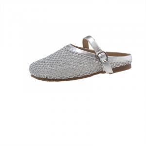 WUJI Серебряные женские противоскользящие быстросохнущие закрытые тапочки, цвет Silver