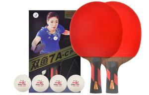 Ракетка для пинг-понга DOUBLE FISH, shakehand grip+penhold grip