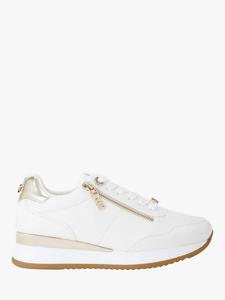 Кроссовки lina на молнии и шнуровке KG Kurt Geiger, белый