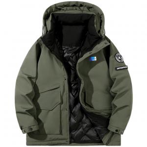 Мужской пуховик Antioffice, зеленый