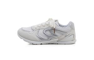 WARRIOR Дышащие и легкие низкие повседневные туфли женские серо-бело-серебристого цвета