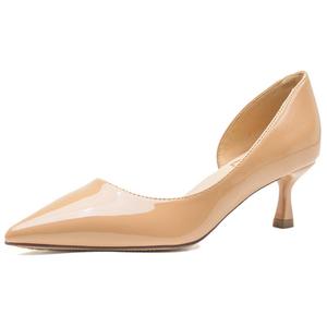 City camel Тонкие каблуки на шпильке женские абрикос, цвет Apricot