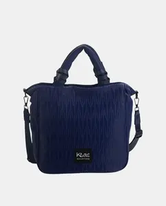 Сумка-тоут из нейлона на молнии Kbas, синий