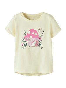 NAME IT Футболка 'NMFVIX' в светло-желтом цвете