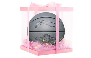 Баскетбольный мяч PU Basketball Gray размер 7 для соревнований и тренировок LINING