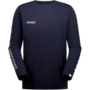 Футболка QD мужская с круглым вырезом, умеренно прямого кроя MAMMUT, marine prt3