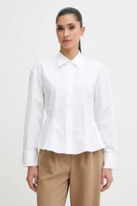 Хлопковая рубашка Hugo, белый