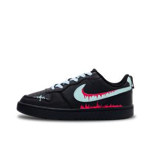 Nike Court Borough Blue Flame Red Mark нескользящие устойчивые к истиранию низкие детские скейтбординг кроссовки Kids'