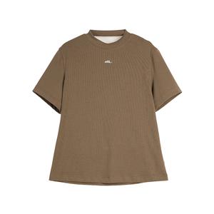 ELLE Футболка Women's Coffee с круглым вырезом, тонкая, прямого кроя