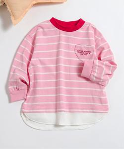 Футболка с карманом и многослойным дизайном