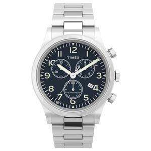 TIMEX Часы Waterbury Collection Wrist Watch Quartz Movement Eco-Friendly Material Strap Black Dial Unisex, Black