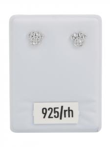 Adeliás Серьги для девочек - серьги-гвоздики из серебра 925 пробы с кубическим цирконием в серебряной оправе