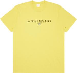 Футболка Supreme Tradition Tee 'Yellow', желтый