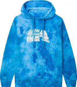 Худи Anti Social Social Club False Promises Tie Dye Hoodie 'Blue', синий