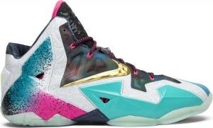 Кроссовки Nike LeBron 11 Premium 'What The LeBron', многоцветный