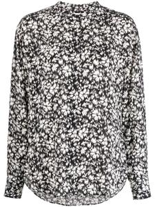 Marant Étoile футболка с цветочным принтом, черный