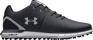 Бутсы Under Armour HOVR Fade 2 Spikeless Golf 2E Wide Black Metallic Silver, черный