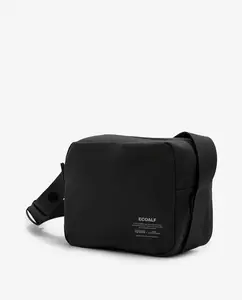 Регулируемая сумка через плечо с застежкой-молнией и внутренним карманом Ecoalf, черный