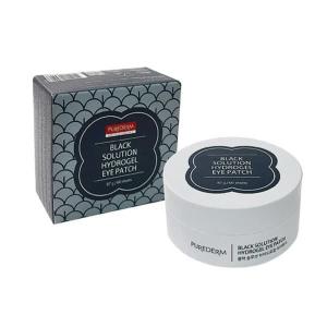 PUREDERM веганские гидрогелевые патчи для глаз Black Solution 60 шт.