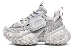 EstherShop Антискользящие и износостойкие низкие массивные кроссовки на платформе унисекс черные с шампанским золотом, цвет Champagne Gold