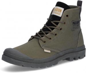 Мужские классические ботинки Palladium до щиколотки, зеленый