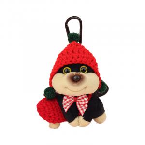 Bee Puppy, креативный милый мультяшный, сумка брелок шарм куклы плюш подвеска 11см высота JINBANG