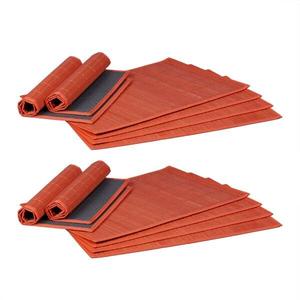 Подставка для столовых приборов, 12 предметов, Relaxdays, красный