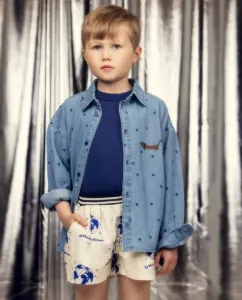 Рубашка унисекс Mini Rodini, Blue