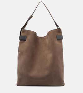 Сумка через плечо из замши Brunello Cucinelli, Torba
