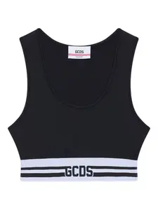 Топ в полоску Gcds, черный