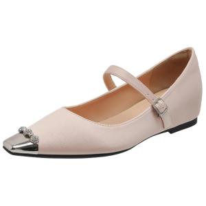 City camel Женские балетки Мэри Джейн абрикосовые, цвет Apricot