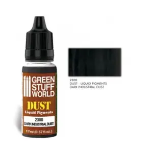 Dust - Темная промышленная пыль (17мл), Paint - Weathering & Pigments - Liquid Pigments (Green Stuff World)