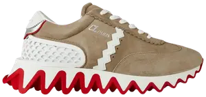 Кроссовки Christian Louboutin Loubishark Flat, коричневый