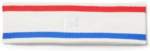 Under Armour Unisex-Adult легкая махровая повязка на голову, (114) White Quartz/Royal/White