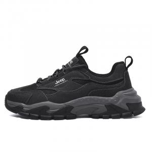 Jeep Низкие массивные кеды унисекс, черные