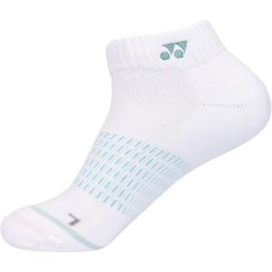 Yonex Женские носки для бадминтона, 1 шт, белые/бирюзовые