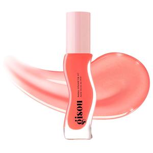 Увлажняющее масло для губ с медом Gisou, 0.27 oz /7.9 mL, Bee-llini Peach