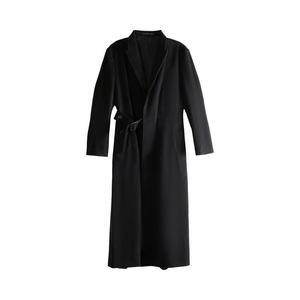 Пальто Yohji Yamamoto Waist Belt D Coat, Black